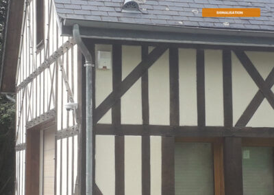 sirene exterieure sirex f flash lumineux facade maison